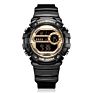 Youngs Pu Strap Ladies Sport Plastic Digital Lcd Display Watch