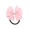 Zn Colorful Ribbon Hair Bows Girls Baby Children Elastic Hair Rope Hair Accessories