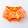 0-24Months Infant Girls Ruffle Baby Bloomers 6 Month with Flower Headband Footwear Rttd-038
