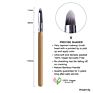 11Pcs Eco-Friendly Bamboo Handle Natural Hair Professional Makeup Brush Set/Kit Vegan Cruelty Free - Premium Synthetic Kabuki