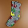 124 Men Hip Hop Plant Cotton Street Cannabis Sock Maple Pot Unisex Leaf Crew Weed Socks Men