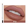 16-Color White Price Cosmetic Lip Pencil Waterproof Lip Liner Pencil Private Label