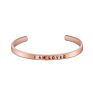 316L Stainless Steel Cuff Bracelet Personalized Engraved Bangle for Men/Women