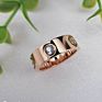 361 Stainless Steel Love Ring Charm Eternal Ring Ring Jewelry