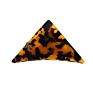 3.7 Inch 9.5Cm Luxury Women Large Tortoise French Metal Accessories Jaw Clamp Heart Celluloid Acetate Triangle Hair Claw Clip
