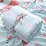 6 Layer Gauze Blanket Printed Design 120*150Cm 100% Cotton Baby Blanket