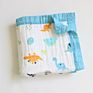 6 Layer Muslin Blanket Printed Design 110*110Cm Bath Towel Cotton Baby Blanket