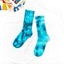 Autumn and Tube Socks Couple Cotton Tie Dye Socks