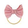 Baby Headband Headwear for Kids Chiffon Fabric Children Nylon Band Headband Baby Elastic Big Bow Hair Band Hair Accessories