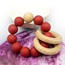 Bpa Free Baby Wooden Toys Teether Infant Baby Rattle