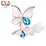 Brooch Accessories Royal Style Gem Butterfly Necklace Dual Brooch