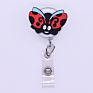 Cartoon Butterfly Insect Night Owl Holder Clips Badge Holder for Student Nurse/Worker Card Holder Reels Yougster Gift