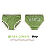 Children's Underwear Boys Girls One Week 7 Days Cartoon Letter Combed Cotton Multi Color Cantrast Color Binding Briefs