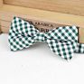 Classical Men's Bow Tie Plaid Striped Flexible Bowtie Smooth Necktie Soft Matte Butterfly Decorative Pattern Color Ties