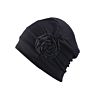 Colorful Women Chemo Cap Turban Headwear Church Hat Plain Single Flower Beanie