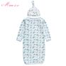 Cotton Jersey Newborn Sleeping Bag 0-6M Baby Safe Sleep Sack Knotted Baby Gown Unisex Newborn Baby Sleeping Bag