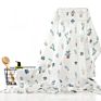 Customized Printing 70% Bamboo 30% Cotton Muslin Baby Swaddle Blanket Newborn Baby Muslin Swaddle