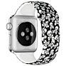 Customized Tie Dye Printed Smart Rubber Strap Flower Stripe Leopard Print Silicone Watch Band Strap for Apple Iwatch Se 6