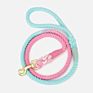 Dog Accessories Cotton Ombre Rope Dog Leash Manufacturers Soft Cotton Leash Rope Dog Lead Ombre