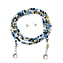 Facemask Lanyard Chain Eyeglass Holder Pearls Beaded Masking Lanyard for Women Glasses