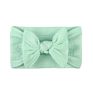 Fit All Baby Hair Accessories Large Bow Soft Elastic Various Color Baby Headbands Nylon Headband Baby Hairbands for Girls