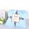 Fluffy Candy Color Flannel Cozy Soft Photo Posing Baby Blanket Kids Bedding Quilt Sofa Backseat Cover Pet Blanket