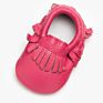 Genuine Leather Tassel Baby Shoes Moccasins Slip on Infant Shoes