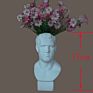 Gothic Resin David Head Resin Sculpture Penholder for Model Home