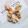 Hair Accessories Cute Rabbit 12 Colors Velvet Elastic Hair Bands for Baby Girls Tie-Dye Hair Scrunchies