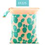 Happyflute Polyester Layer Baby Waterproof Zipper Wet Bag Diaper Bag with Handle