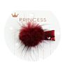 Kids Hair Accessories Small Furry Pom Pom Children Hair Clips