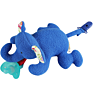 Large Doll Baby Boy Girl Dummy Pacifier Chain Clip Plush Animal Toys Soother Nipples Holder (Not Include Pacifier)