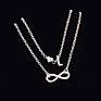 Love 26 Letter Alloy Anklets Multilayer 2Pcs/Set Ornaments Personality Heart Chain Infinity Anklet