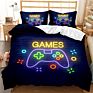 Luxury 3D Creative Game Machine Printing Bed Sheet Comforter Kids Bedding Set for the Boy Single 3 Pieces Cartoon 1Set