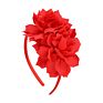Luxury Princess Children Hairbands Wedding Accessories Girls Headband Baby Big Chiffon Flower Hairband