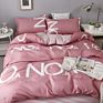 Minimalist Business Style Men's Bedding Moisture Absorption Bed Sheet Duvet Covers