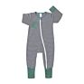 Newborn Cotton Print Long Sleeve Zipper Style Baby Kids Stripe Cheetah Leaf Print Autumn Zip up Bodysuits Sleeper Romper
