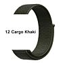 Qiman Nylon Iwatch Band Replacement Strap Nylon Loop Watch Band for Apple Watch Fabric Nylon Strap for Iwatch 7/6/5