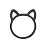R-018 Men Women Jewelry Party Gifts Black Rings Personalized Cute Cat Couple Ring