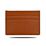 Ready to Ship Pu Vegan Leather Card Holder Personalised Cardholders Faux Saffiano Pebbled Leather Cardholders Wallet