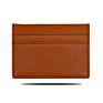 Ready to Ship Pu Vegan Leather Card Holder Personalised Cardholders Faux Saffiano Pebbled Leather Cardholders Wallet