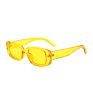 Rectangle Clear Shades Smart Unisex Uv400 Retro Steampunk Luxury Sunglasses