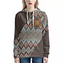 Retro Style American Samoa Polynesian Hoodie Tattoo Design Women Hoodie Pullover Female Streetwear All Seasons