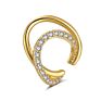 1PCS 18K gold plated ear clip women