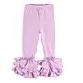 Sales Toddler Ruffle Leggings Solid Color Triple Cotton Kids Clothing Girls Ruffle Pants
