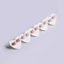 Small Stud Earrings for Women Sterling Silver 925 Jewellery Circle Crystals Natural Stone Earring