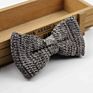 Style Men Women Soild Color Knit Bowtie Adjustable Double Deck Butterfly Bowties Designer Knitting Dress Knitted Bow Tie