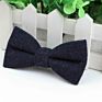 Style Plaid Children Bowtie Wool Bowties Baby Kid Kids Classical Pet Striped Butterfly Bow Tie Solid Color Ties
