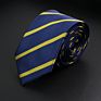 Stylish Men's Stripe Necktie College Style Red Navy Blue Green Multi-Color Twill Cosplay Party Business Wedding Neck Ties