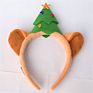 Theme Park Black Spider Hairband Plush Headband for Halloween